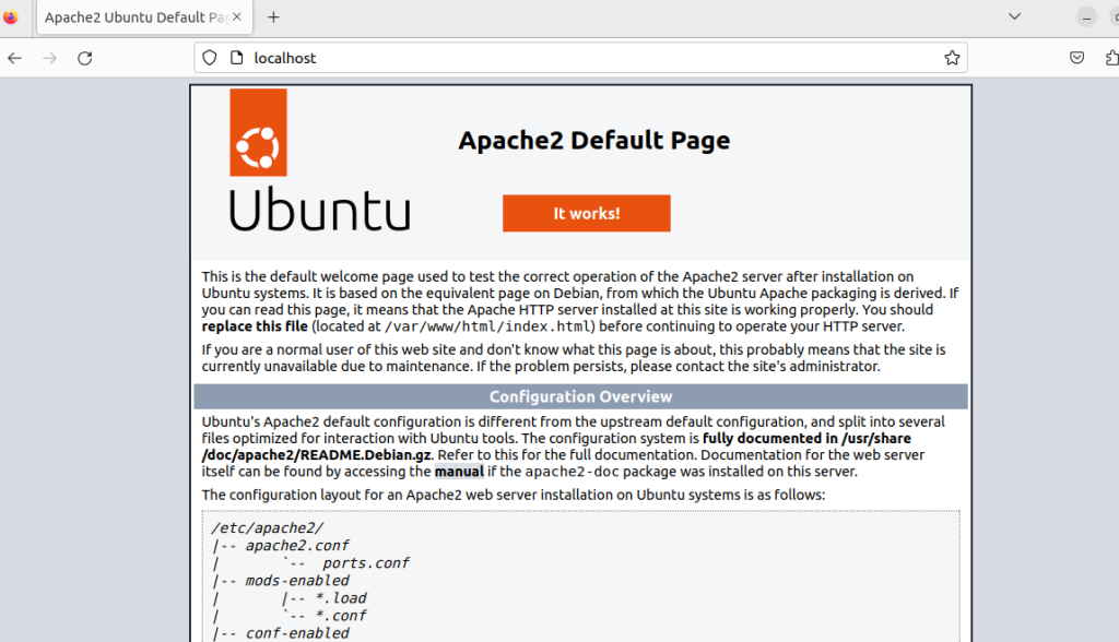 ubuntu apache
