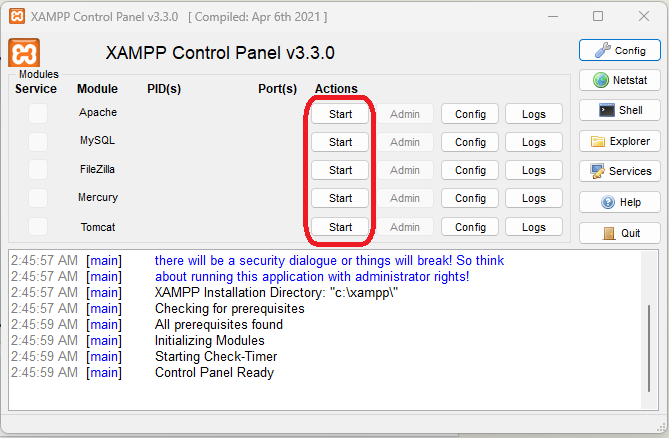 xampp-service