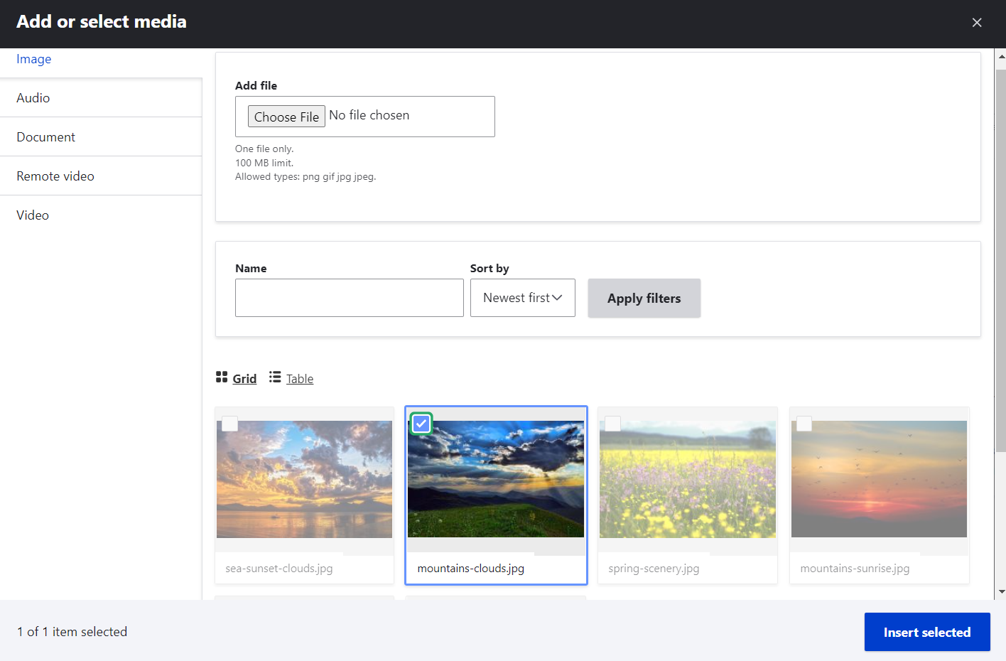 selecting-media-assets-for-wysiwyg-embedding